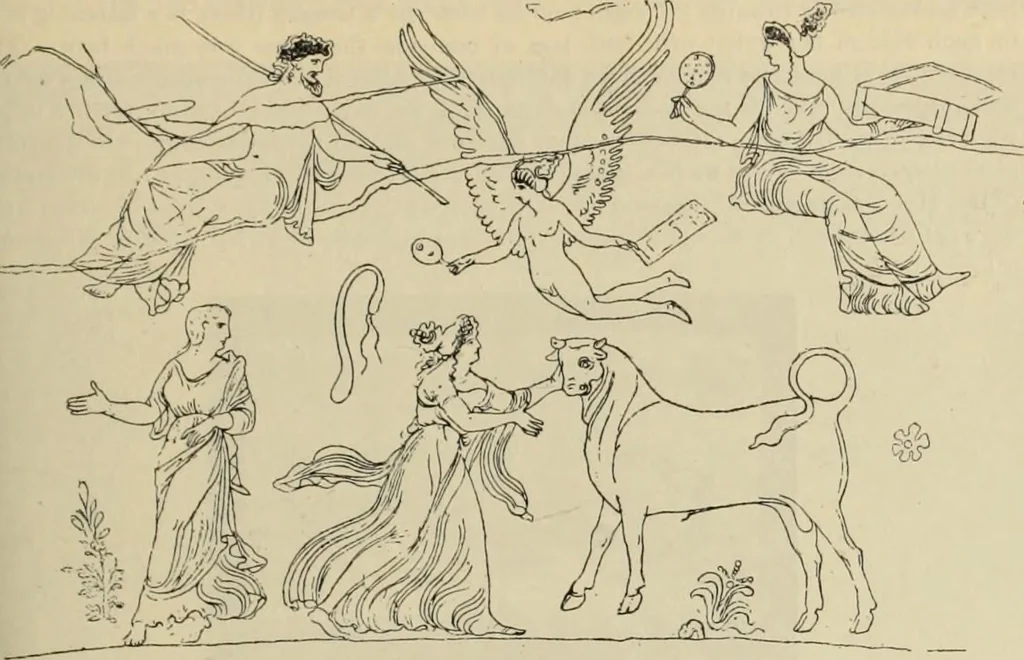 An illustration from Zeus : a study in ancient religion, 1914, leaf 768