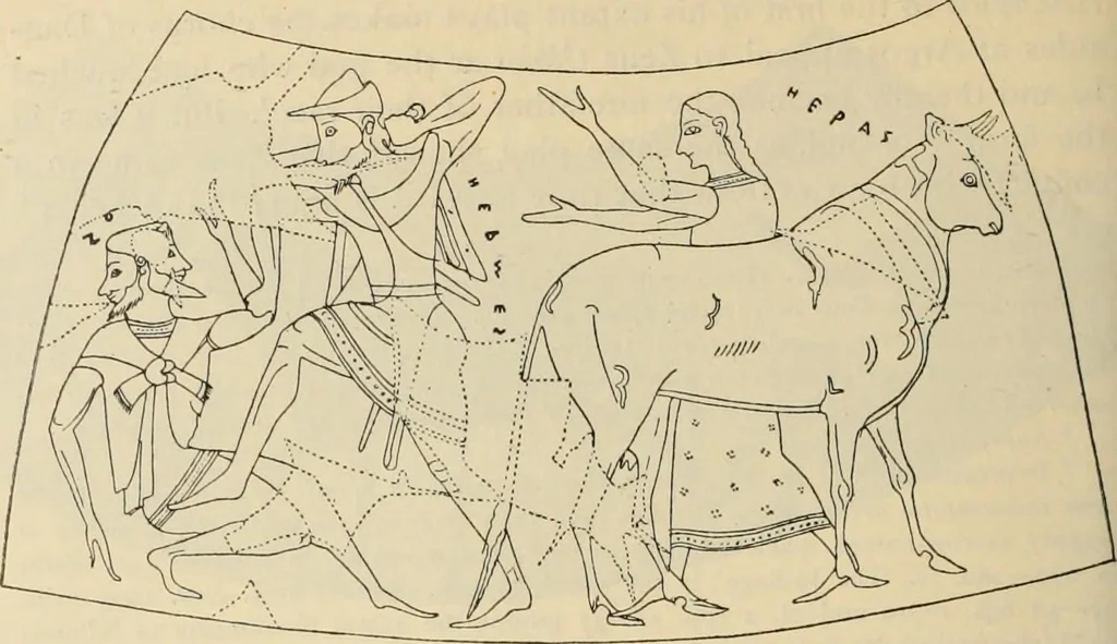 An illustration from Zeus : a study in ancient religion, 1914, leaf 783