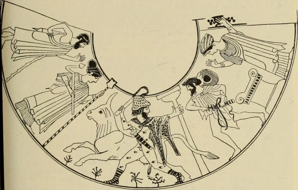 An illustration from Zeus : a study in ancient religion, 1914, leaf 784
