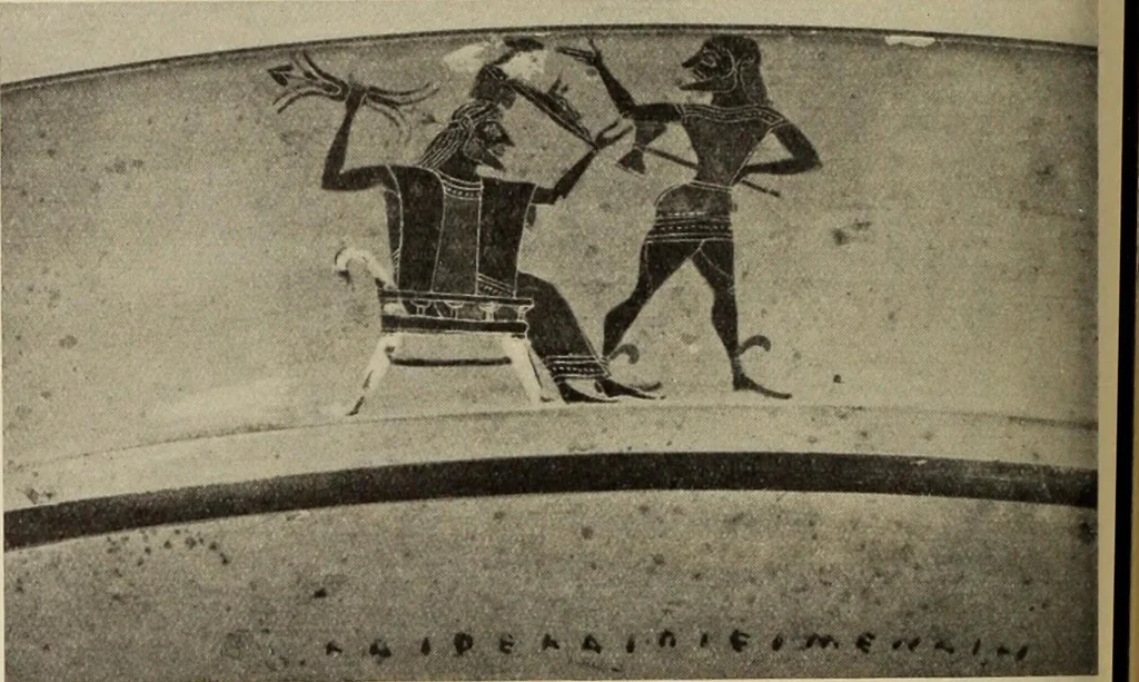 An illustration from Zeus : a study in ancient religion, 1914, leaf 827