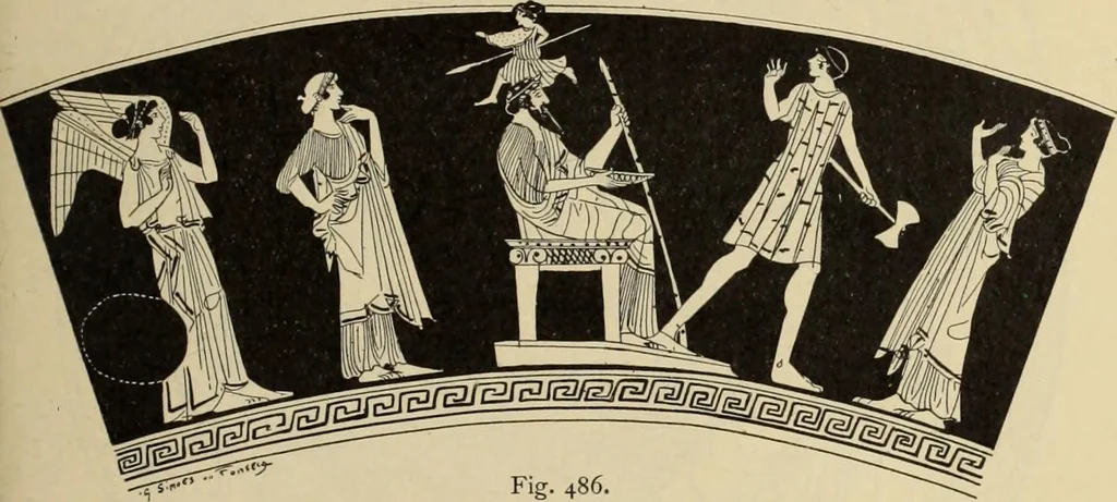 An illustration from Zeus : a study in ancient religion, 1914, leaf 840