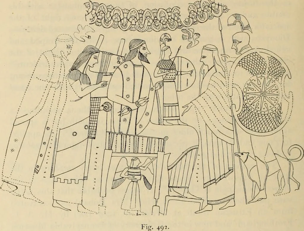 An illustration from Zeus : a study in ancient religion, 1914, leaf 847