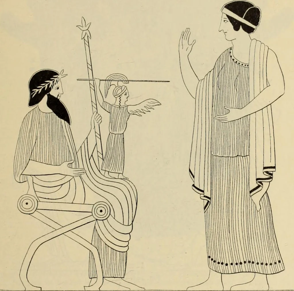 An illustration from Zeus : a study in ancient religion, 1914, leaf 848