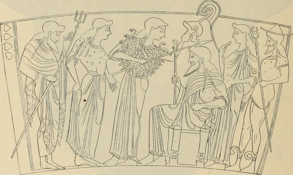 An illustration from Zeus : a study in ancient religion, 1914, leaf 851