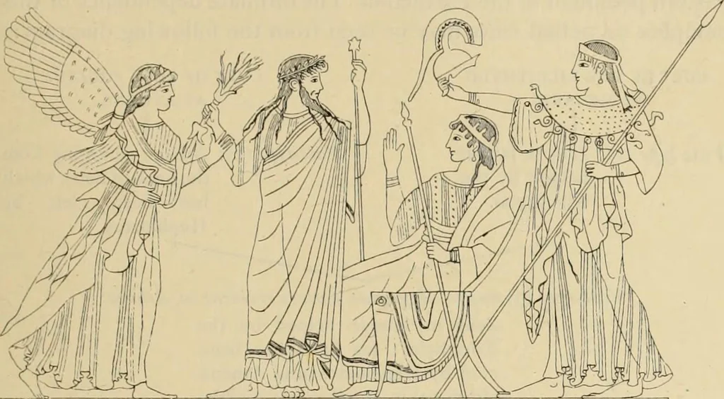 An illustration from Zeus : a study in ancient religion, 1914, leaf 852