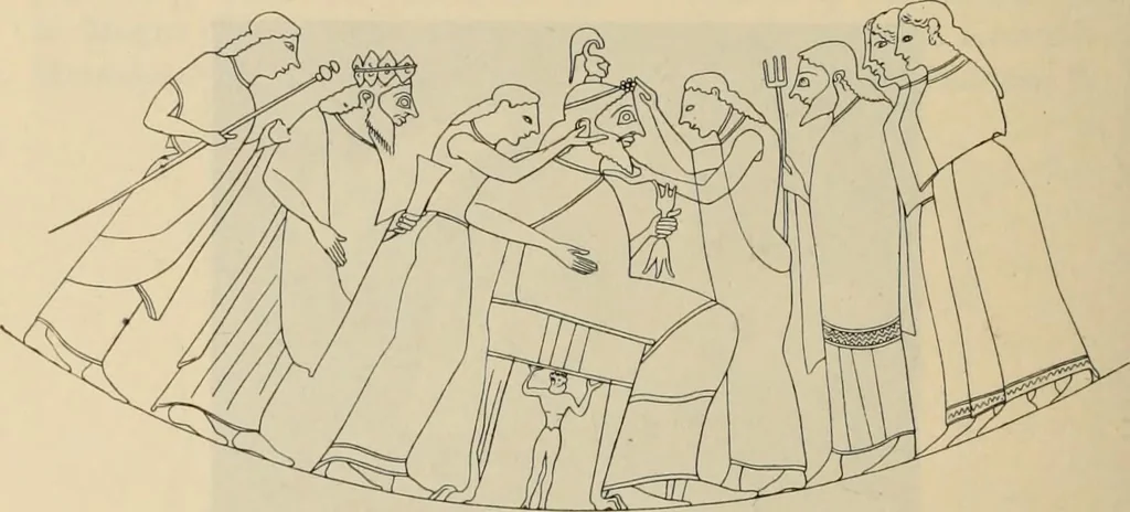 An illustration from Zeus : a study in ancient religion, 1914, leaf 885