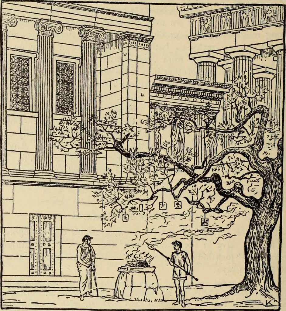 An illustration from Zeus : a study in ancient religion, 1914, leaf 921