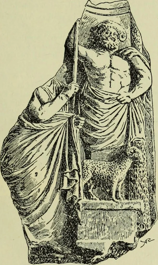 An illustration from Zeus : a study in ancient religion, 1914, leaf 128