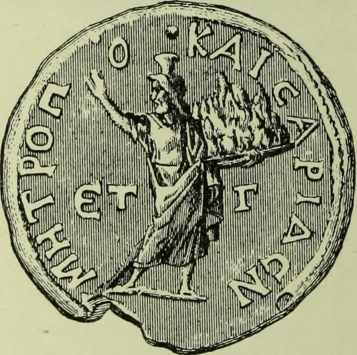An illustration from Zeus : a study in ancient religion, 1914, leaf 239