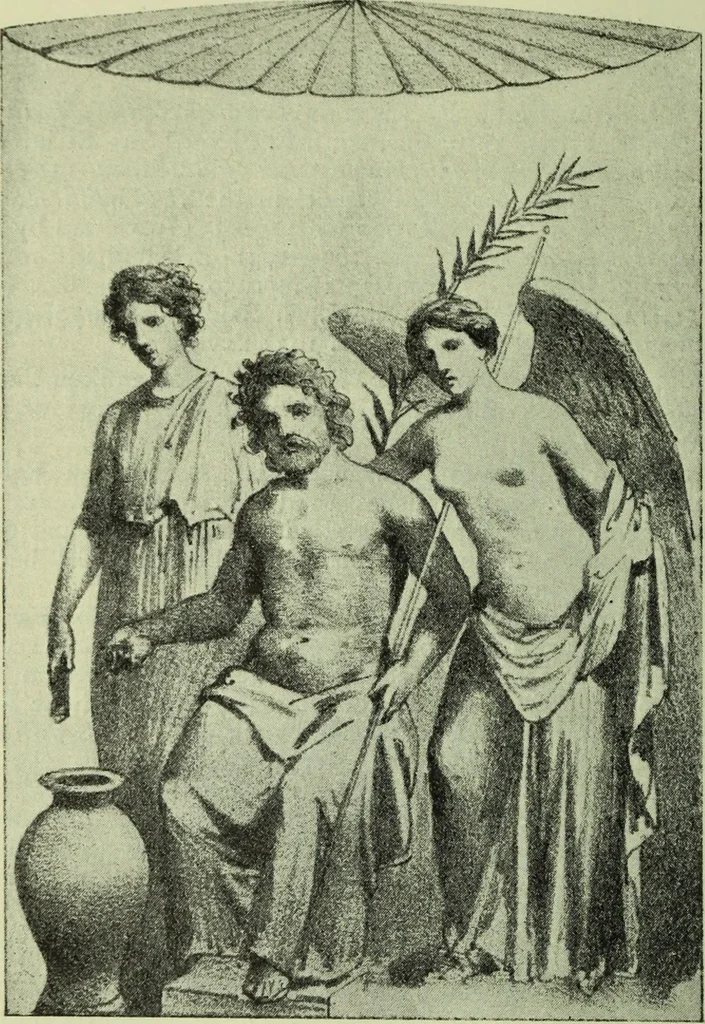 An illustration from Zeus : a study in ancient religion, 1914, leaf 243