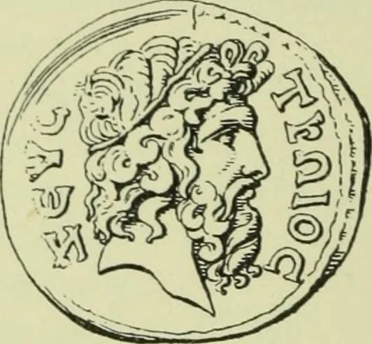 An illustration from Zeus : a study in ancient religion, 1914, leaf 267