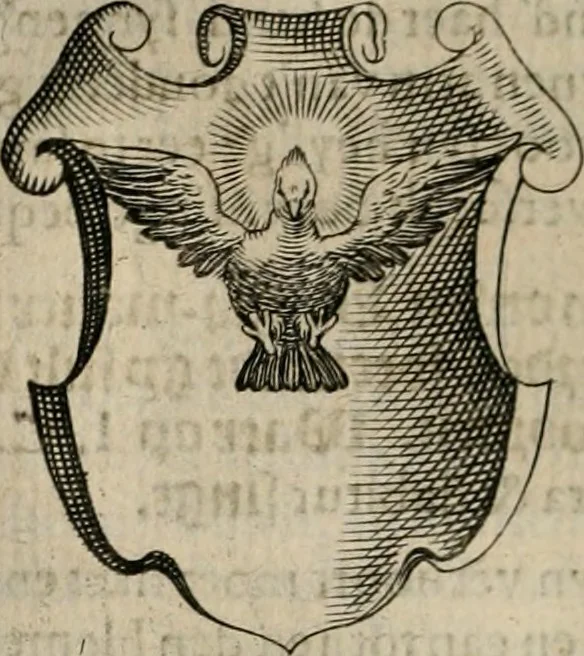 An illustration from Z. Heynsii Weg-wyser ter salicheyt : onder een sinnebeeld van des werelts beschryvinge den Christen wandelaer voorgestelt, 1629, leaf 107