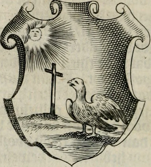 An illustration from Z. Heynsii Weg-wyser ter salicheyt : onder een sinnebeeld van des werelts beschryvinge den Christen wandelaer voorgestelt, 1629, leaf 25