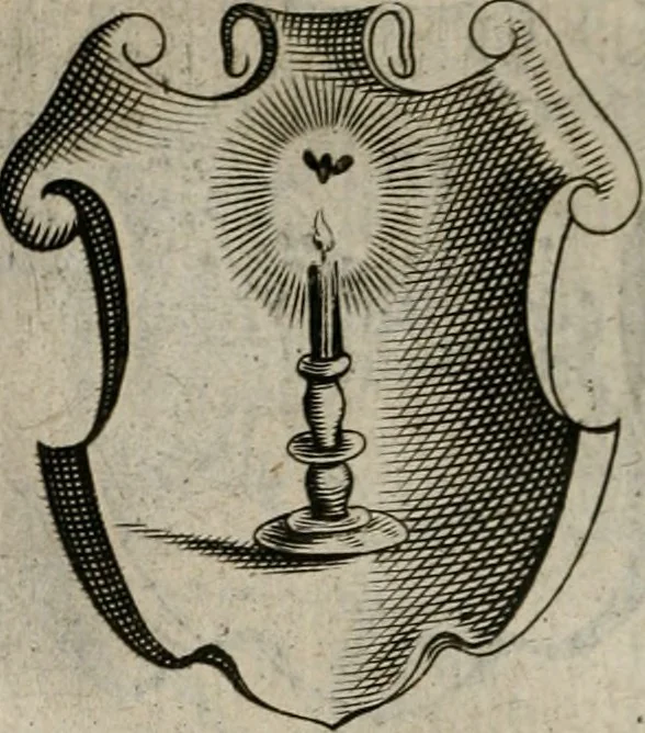 An illustration from Z. Heynsii Weg-wyser ter salicheyt : onder een sinnebeeld van des werelts beschryvinge den Christen wandelaer voorgestelt, 1629, leaf 93