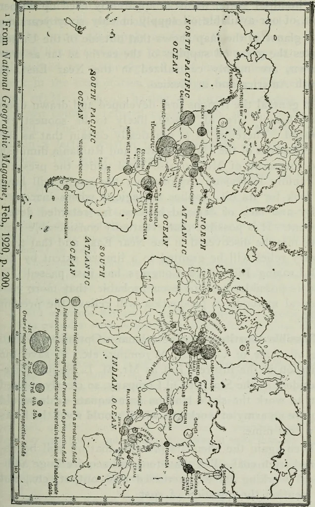 An illustration from (Zimmermann on) ocean shipping, 1921, leaf 220