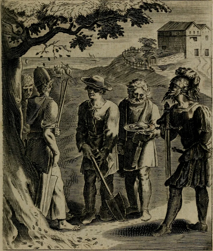 An illustration from Zinnebeelden, 1683, leaf 106