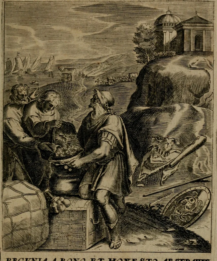 An illustration from Zinnebeelden, 1683, leaf 110