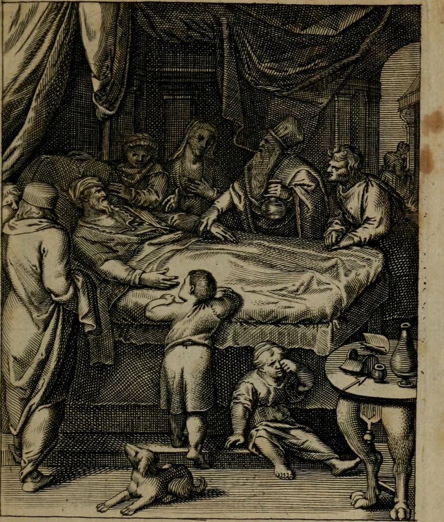 An illustration from Zinnebeelden, 1683, leaf 124