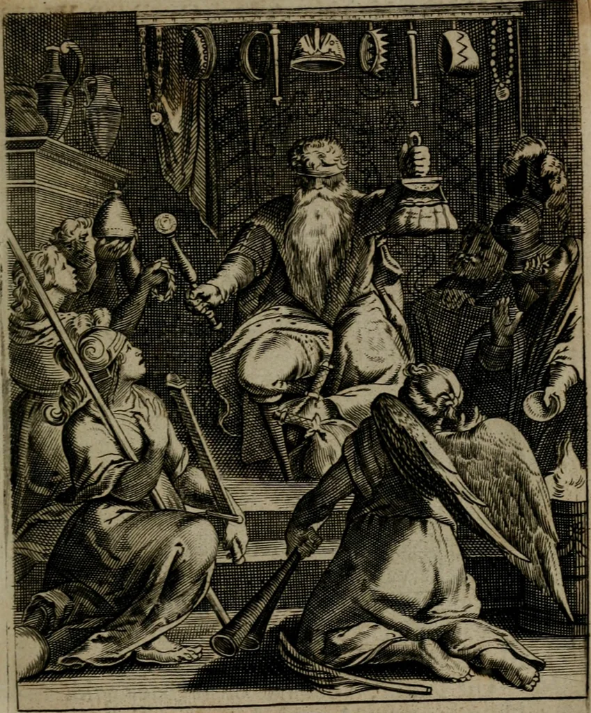 An illustration from Zinnebeelden, 1683, leaf 130