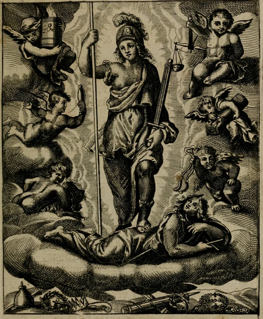 An illustration from Zinnebeelden, 1683, leaf 14