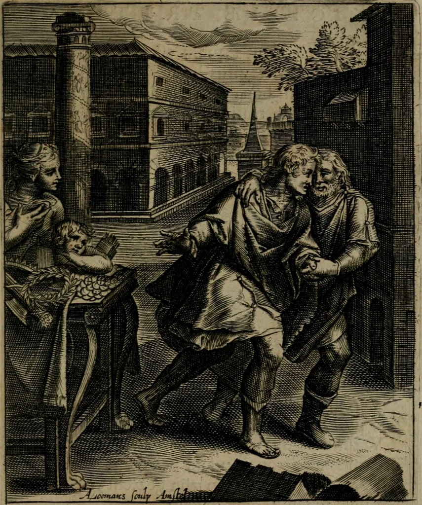 An illustration from Zinnebeelden, 1683, leaf 142