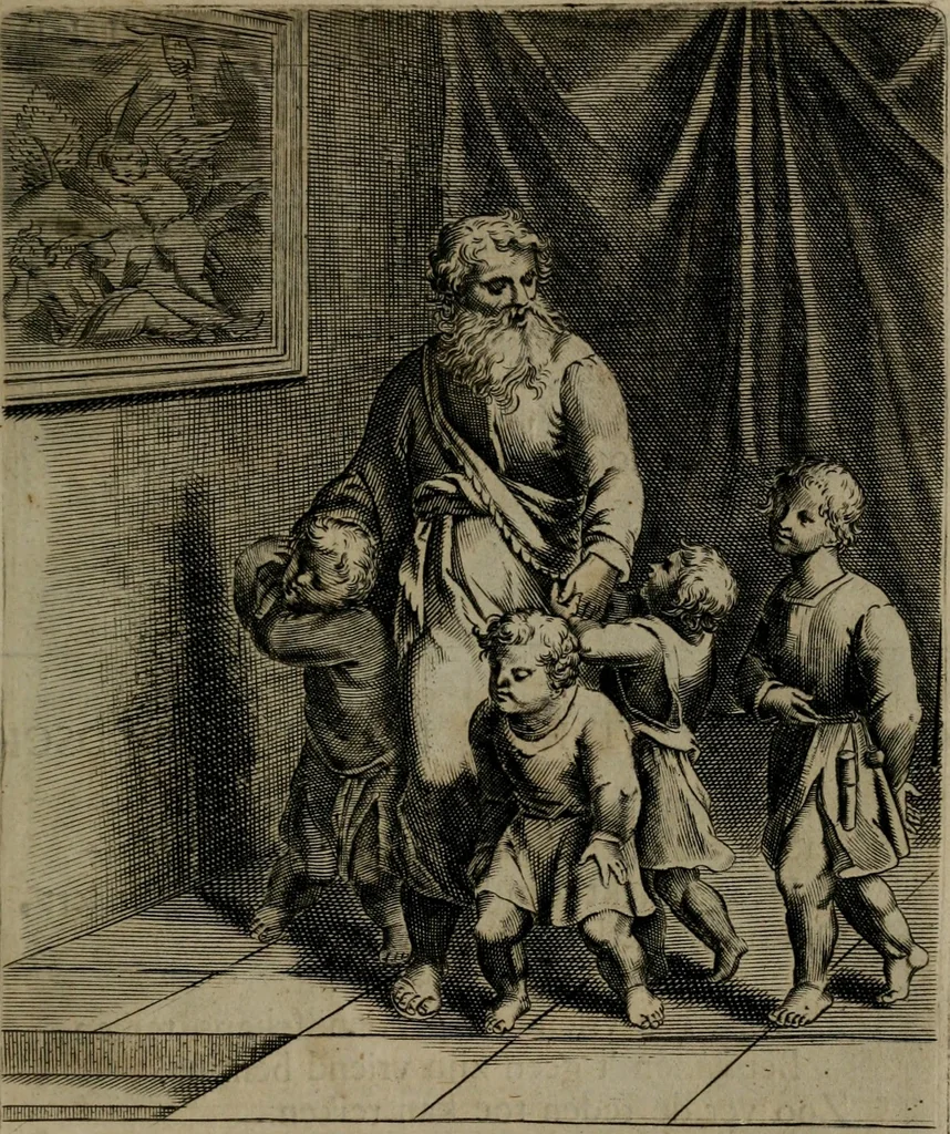 An illustration from Zinnebeelden, 1683, leaf 146