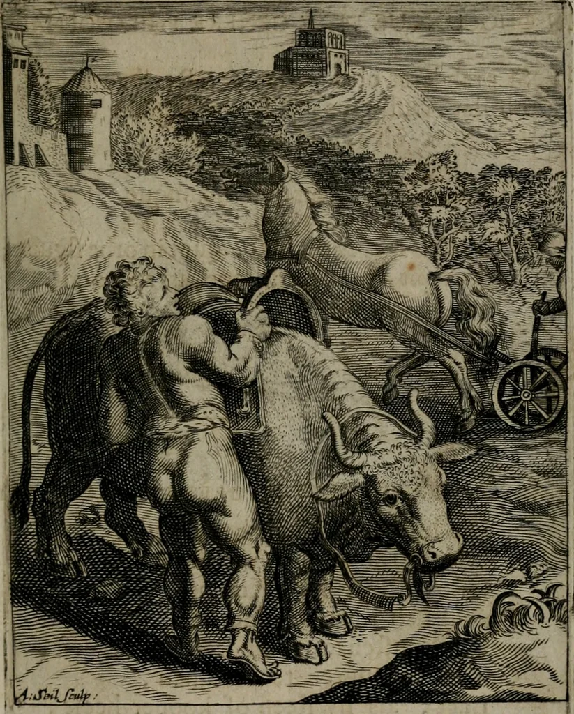 An illustration from Zinnebeelden, 1683, leaf 154