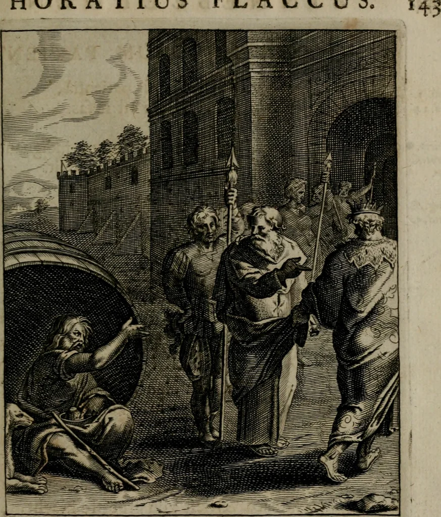 An illustration from Zinnebeelden, 1683, leaf 156