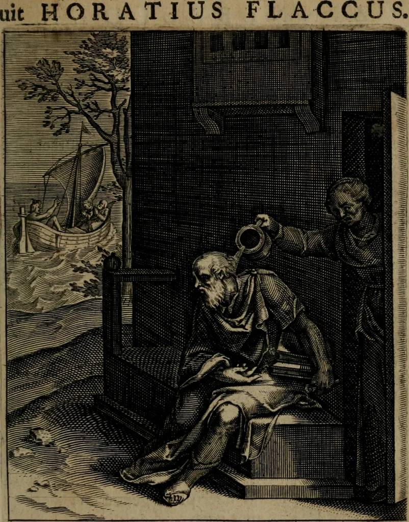 An illustration from Zinnebeelden, 1683, leaf 158