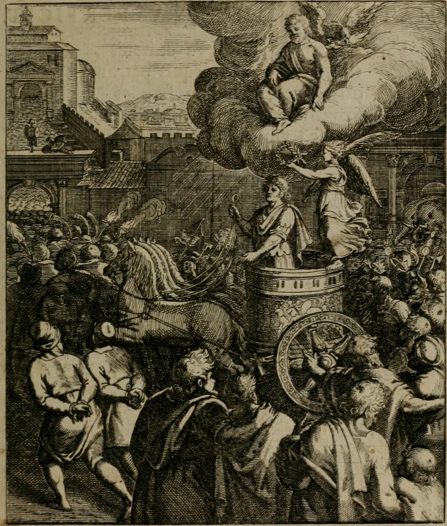 An illustration from Zinnebeelden, 1683, leaf 16