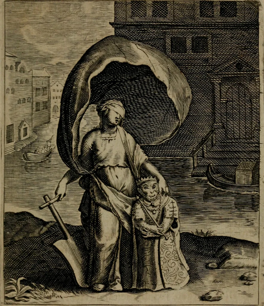 An illustration from Zinnebeelden, 1683, leaf 160