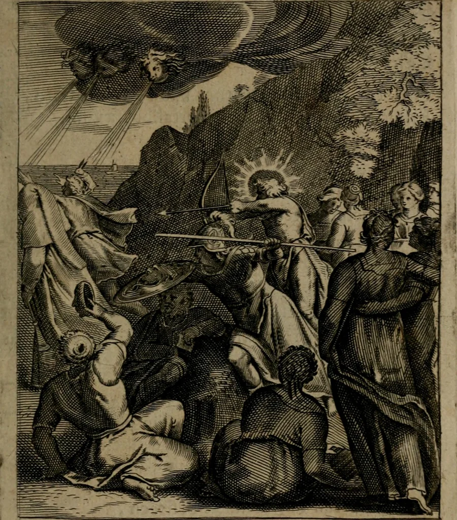 An illustration from Zinnebeelden, 1683, leaf 162