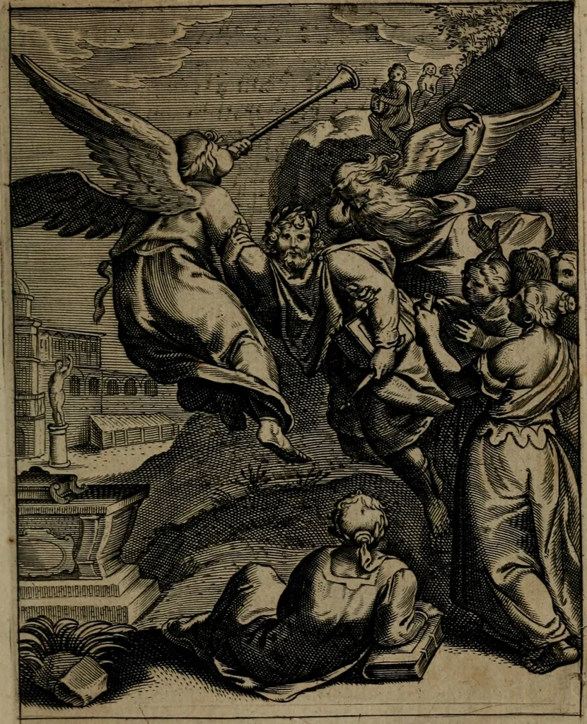 An illustration from Zinnebeelden, 1683, leaf 164