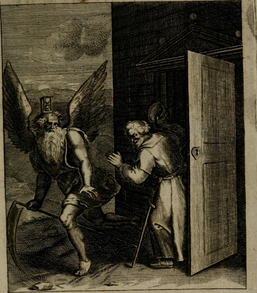 An illustration from Zinnebeelden, 1683, leaf 176