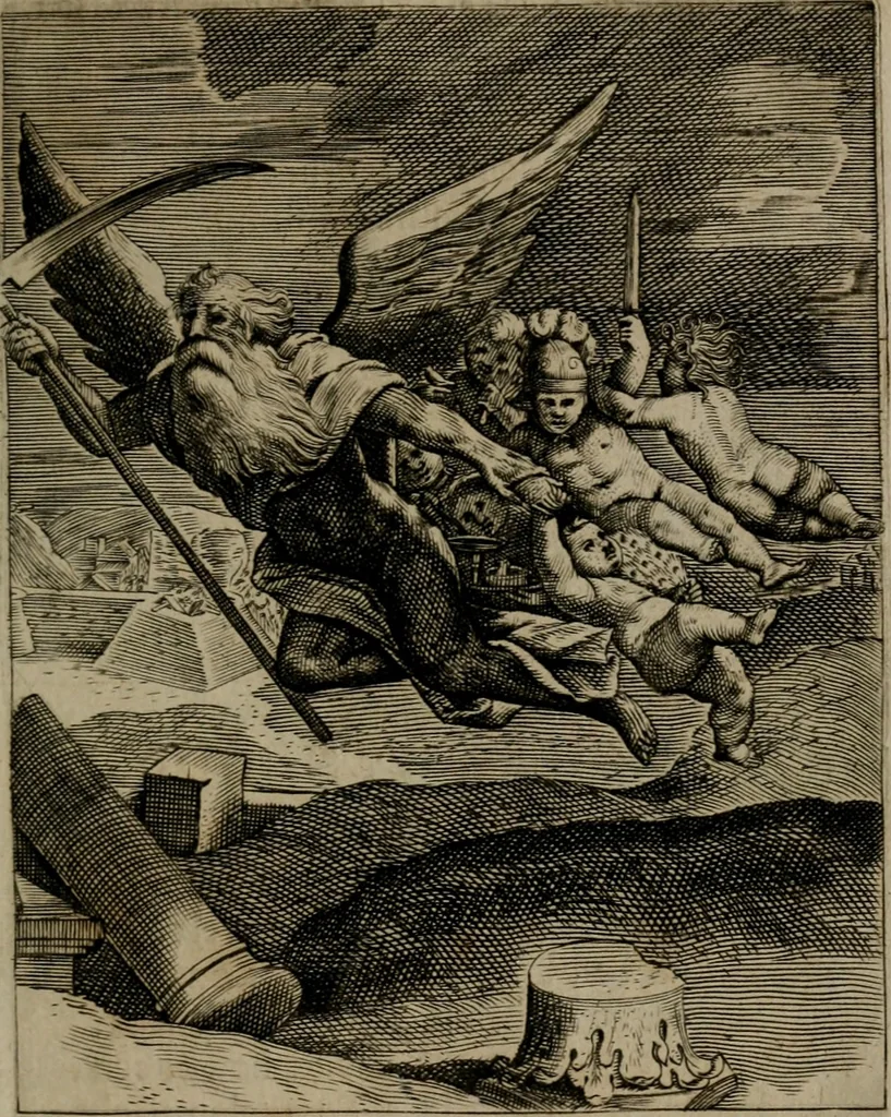 An illustration from Zinnebeelden, 1683, leaf 182