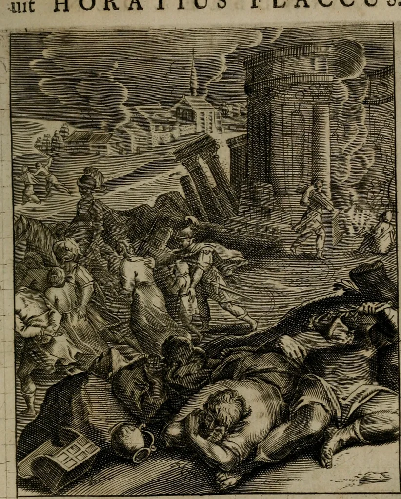 An illustration from Zinnebeelden, 1683, leaf 184