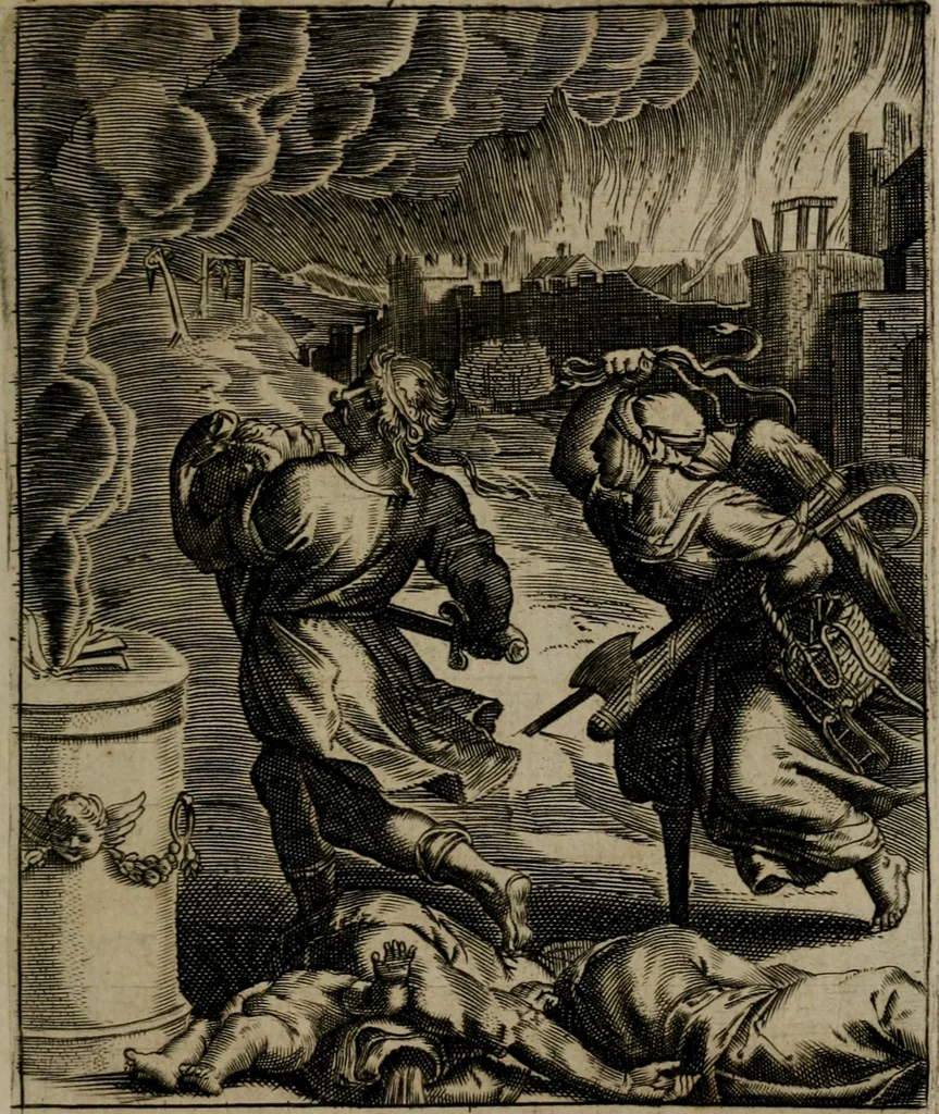 An illustration from Zinnebeelden, 1683, leaf 186