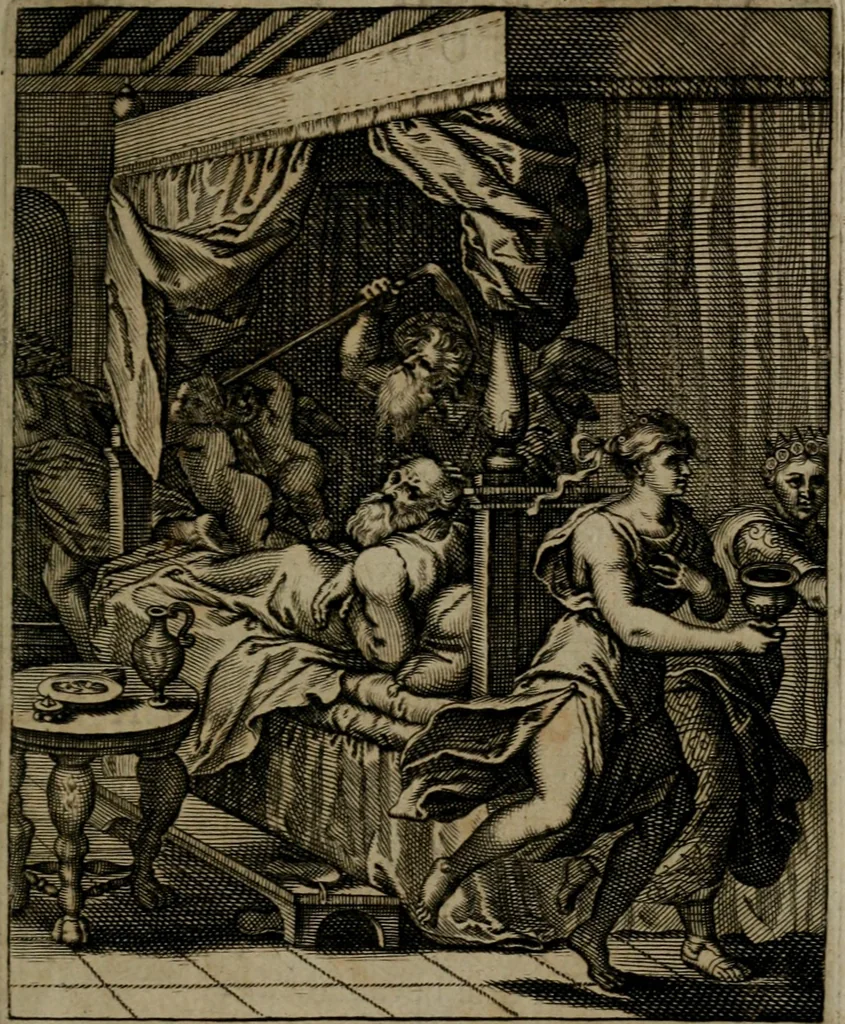 An illustration from Zinnebeelden, 1683, leaf 194