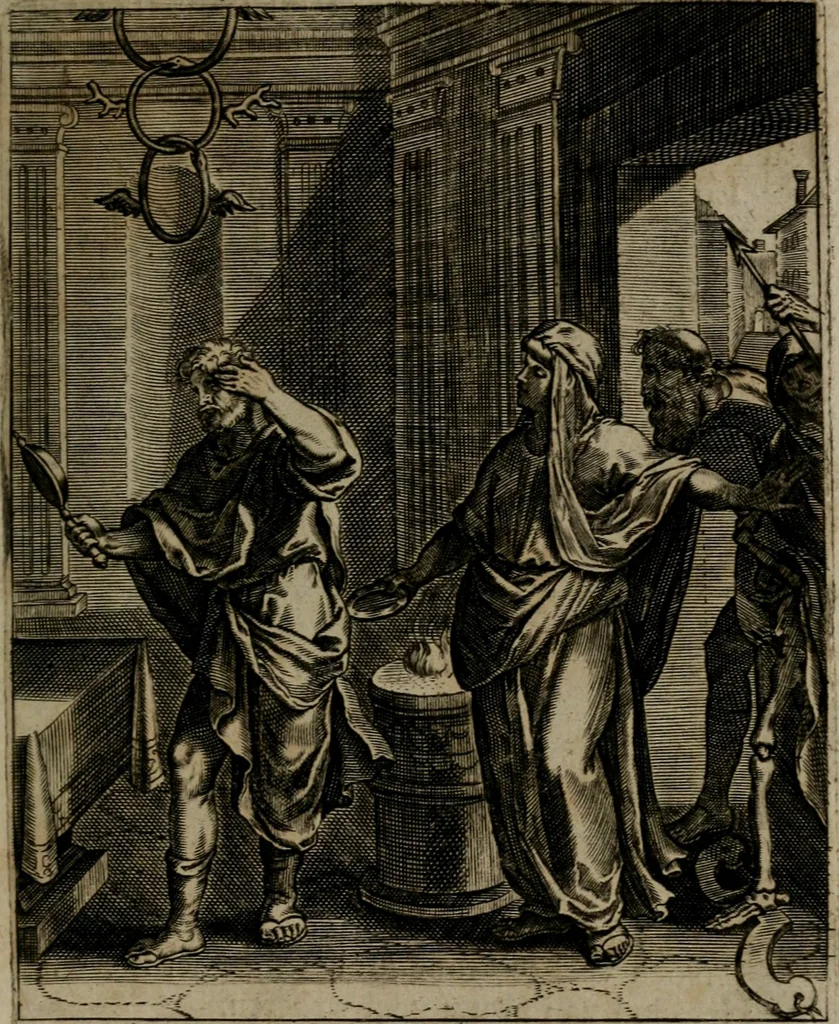 An illustration from Zinnebeelden, 1683, leaf 198