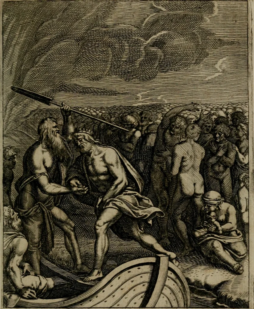 An illustration from Zinnebeelden, 1683, leaf 204