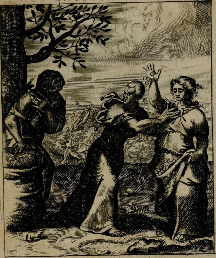 An illustration from Zinnebeelden, 1683, leaf 26
