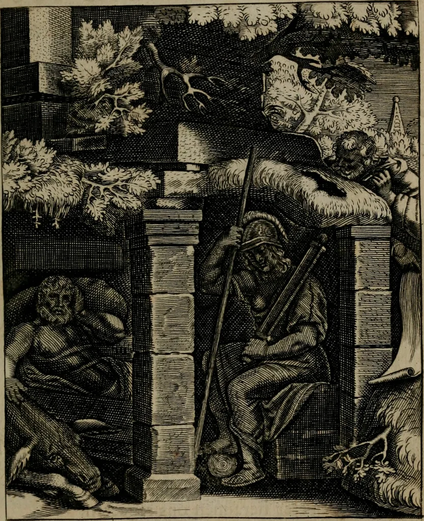 An illustration from Zinnebeelden, 1683, leaf 28