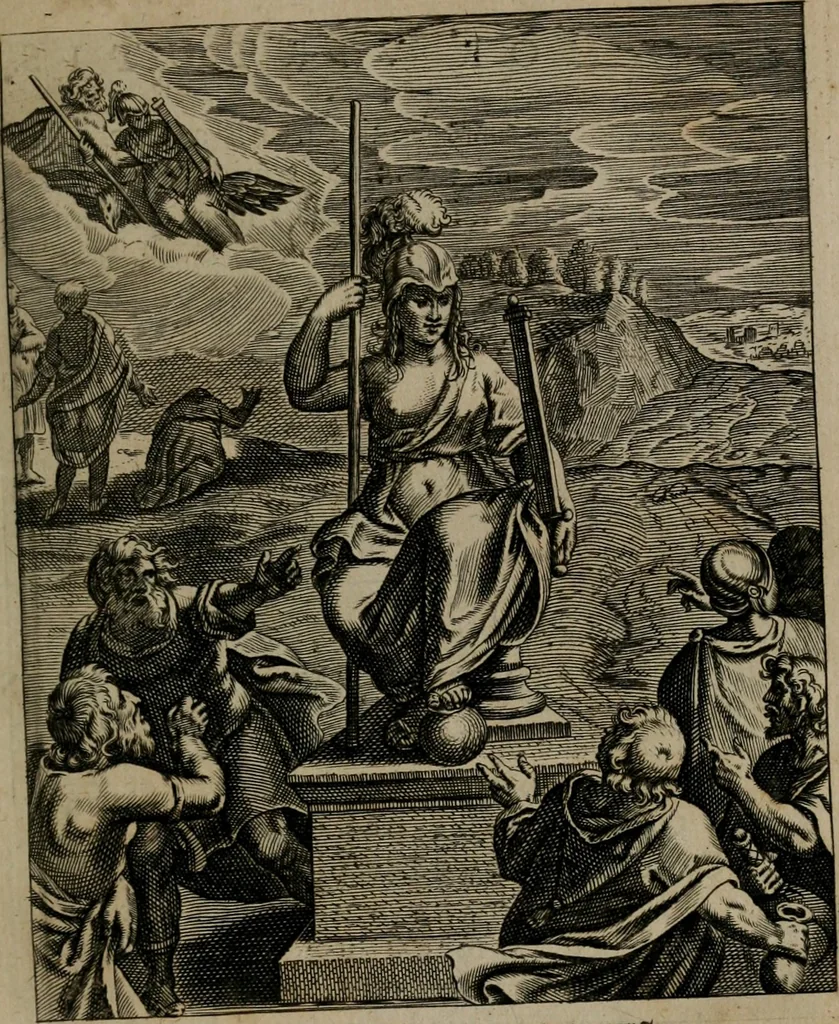 An illustration from Zinnebeelden, 1683, leaf 30