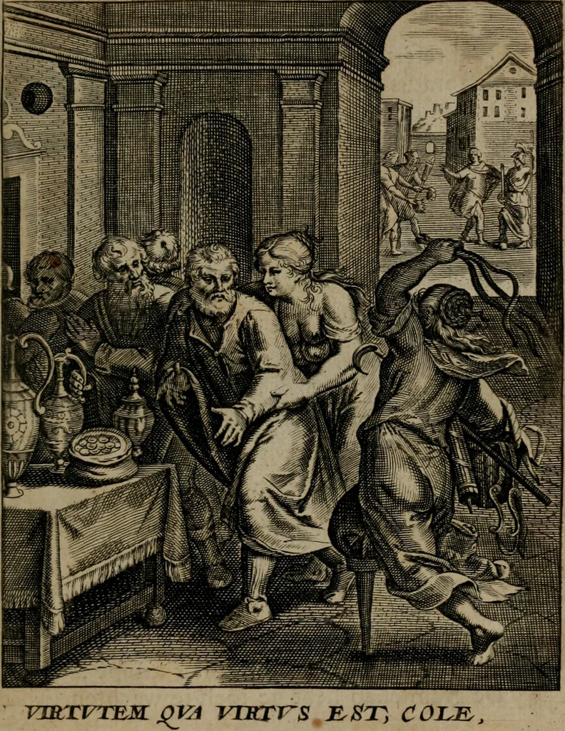An illustration from Zinnebeelden, 1683, leaf 32