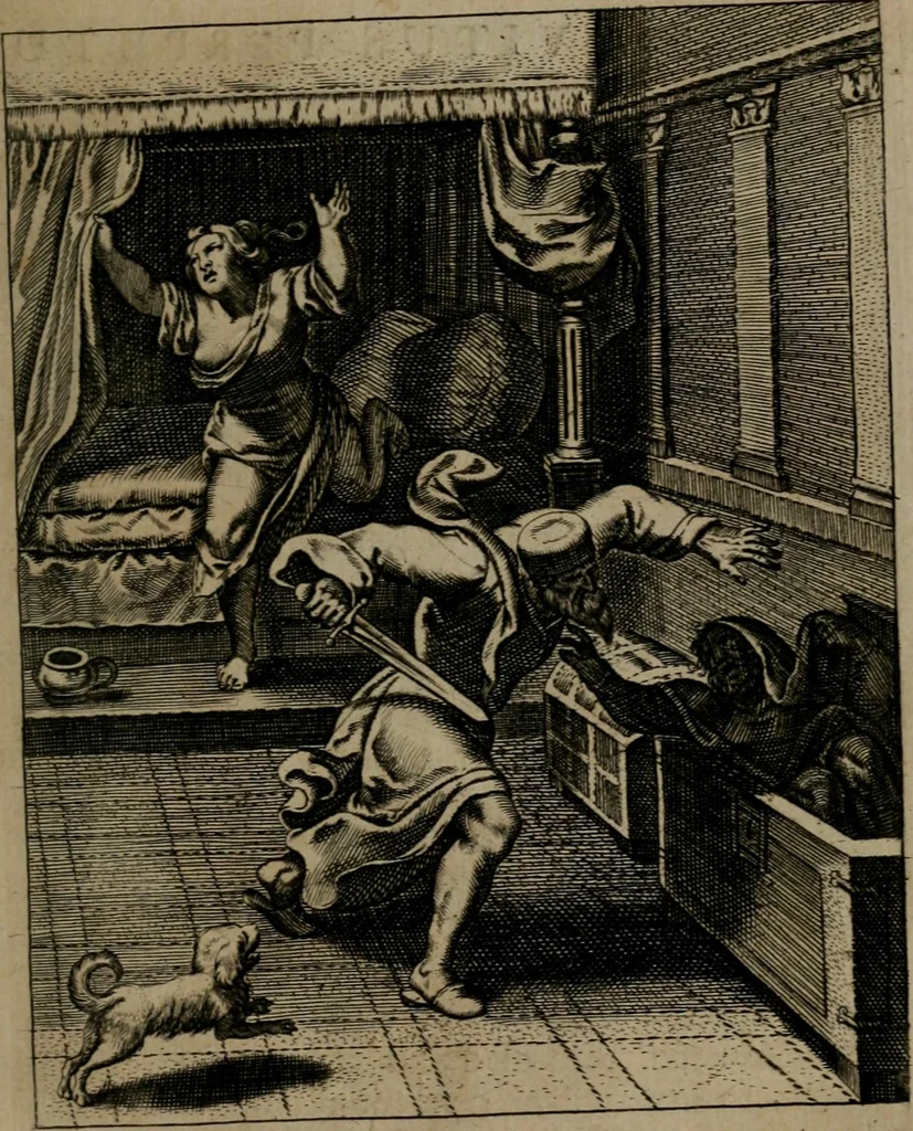 An illustration from Zinnebeelden, 1683, leaf 34