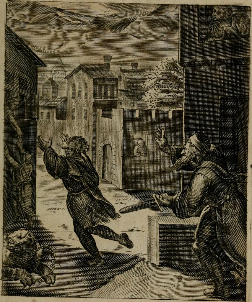 An illustration from Zinnebeelden, 1683, leaf 36