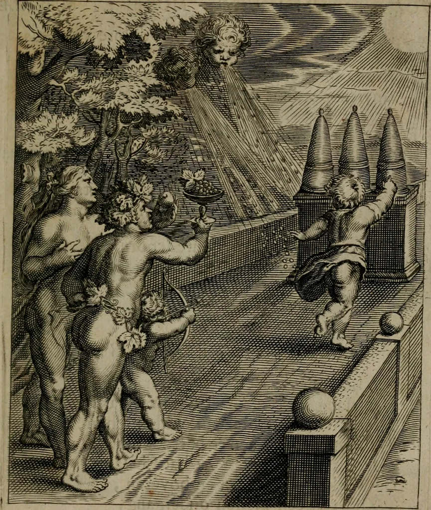 An illustration from Zinnebeelden, 1683, leaf 42