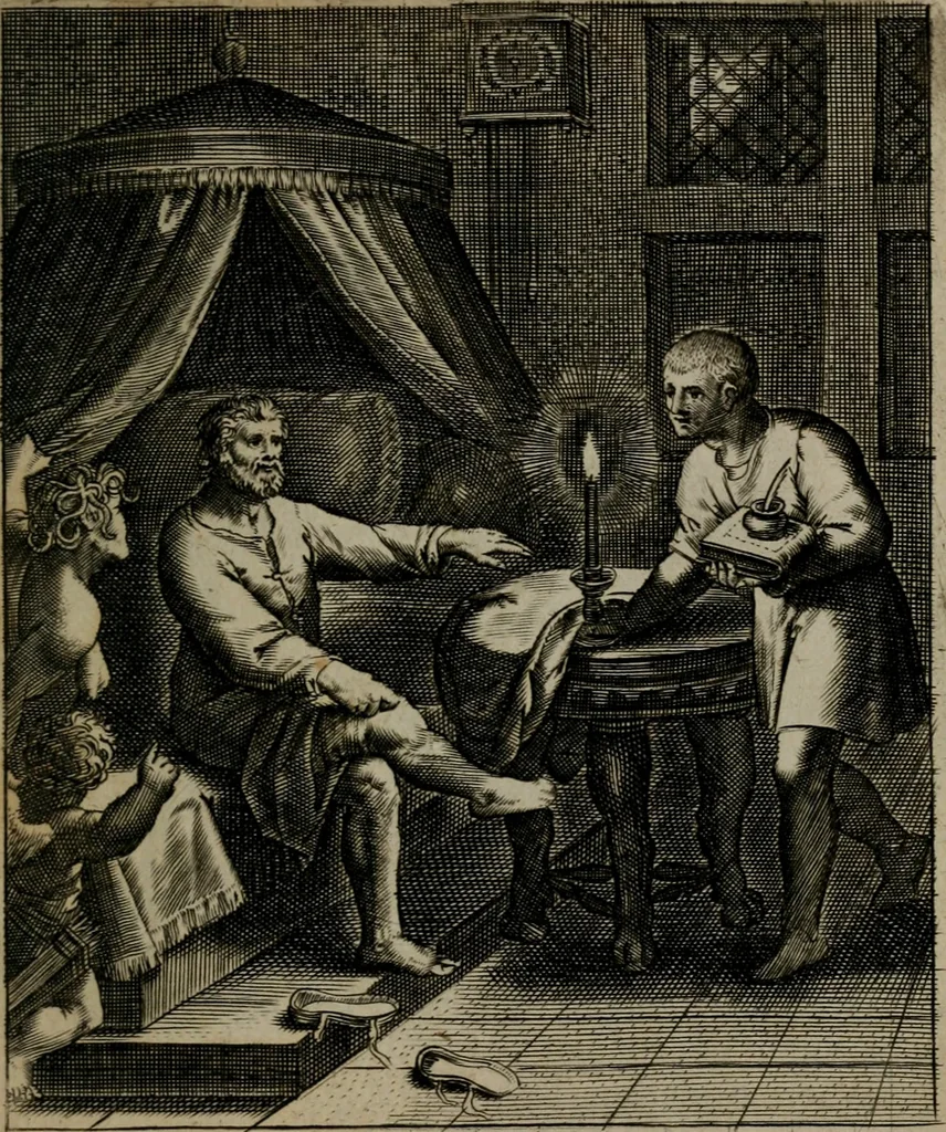 An illustration from Zinnebeelden, 1683, leaf 58