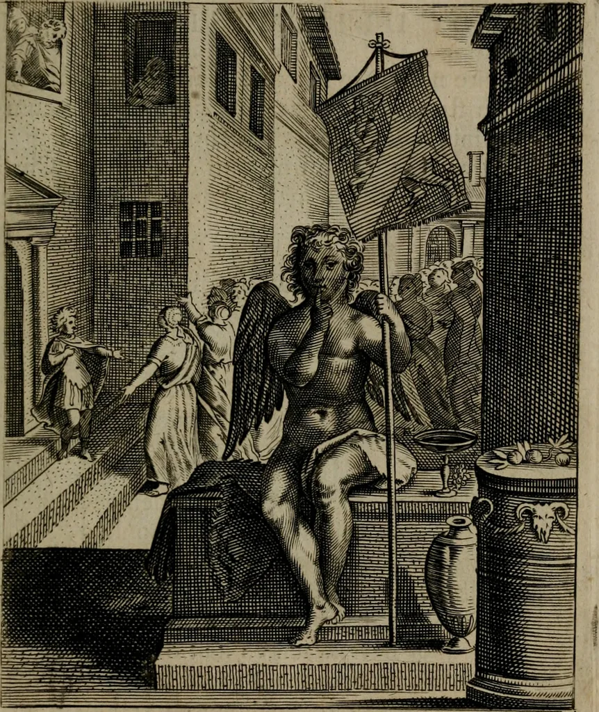 An illustration from Zinnebeelden, 1683, leaf 68