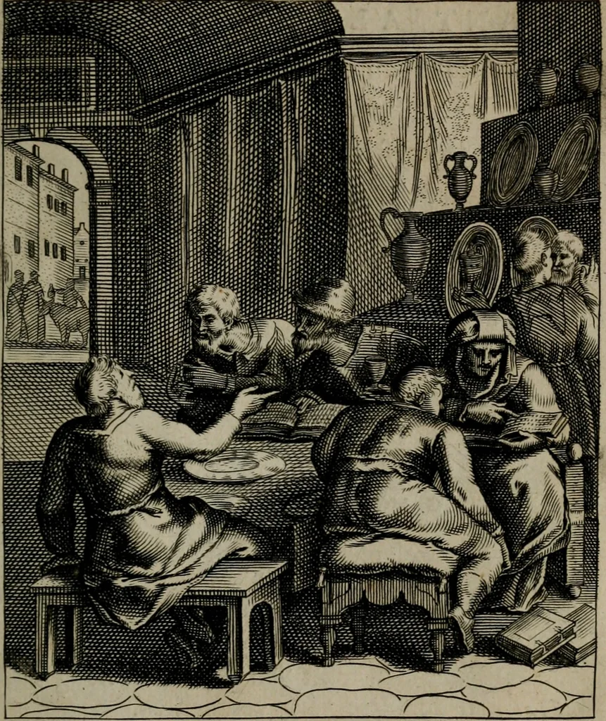 An illustration from Zinnebeelden, 1683, leaf 70
